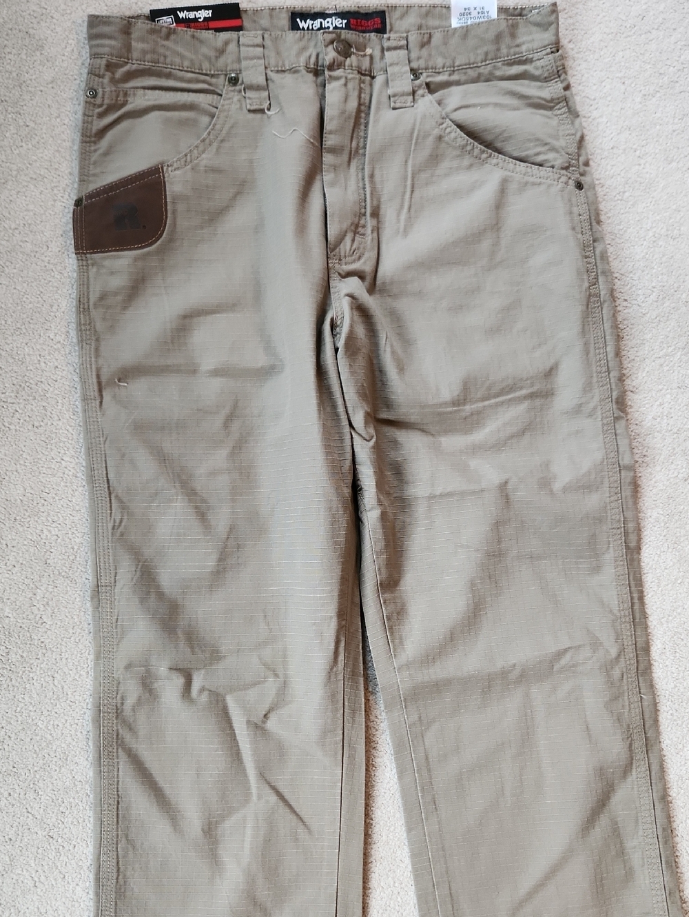 Wrangler Riggs Pants Mens Workwear Technician Relaxed Fit- 31X34